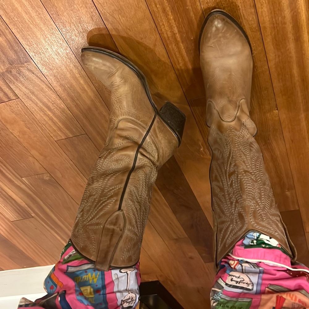 Zara Cowgirl boots size 36 made in Italy